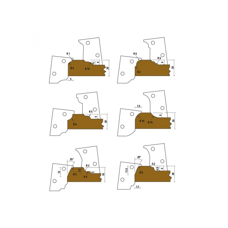 hw insert router bits for cabinet doors z2