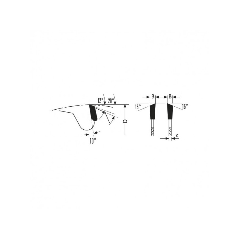 hw trimming finishing saw blades