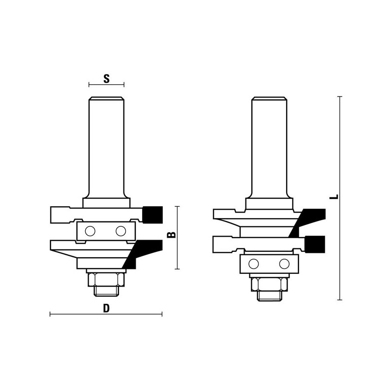 hw konterprofilgarnitur mit anlauflager z2