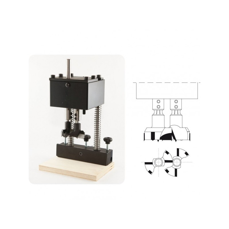 trimatic 22 - 25 - 28 taladro para bisagra angular