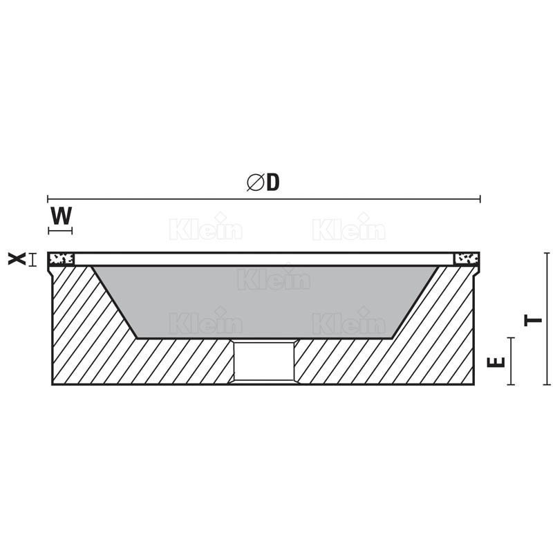 grinding wheel for planers knives