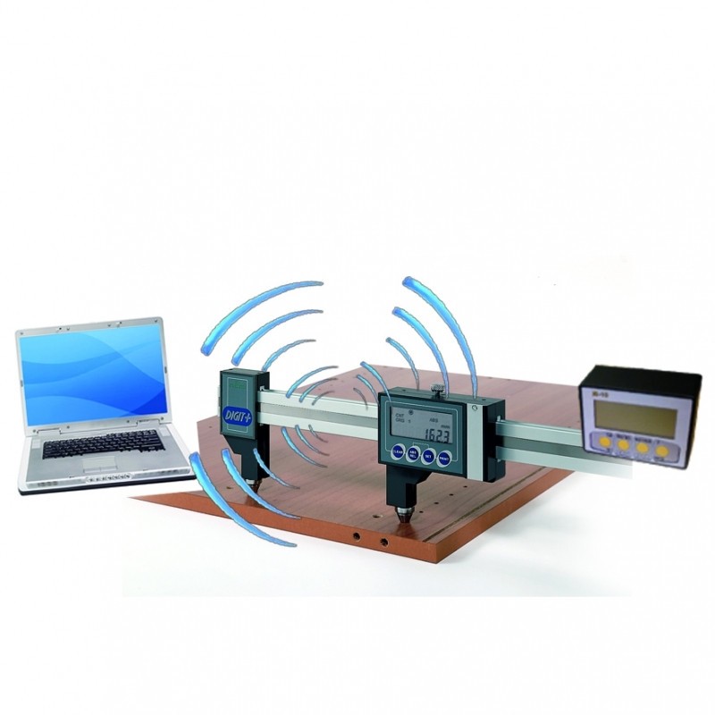 gauge with wireless connection for linear, inside/outside