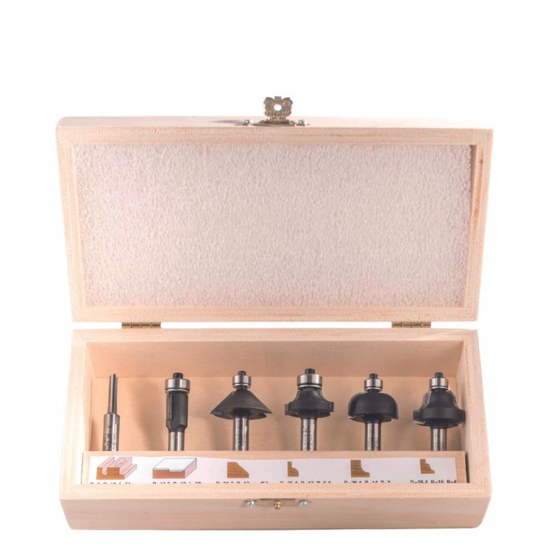 6 piece profile router bits “starter set”