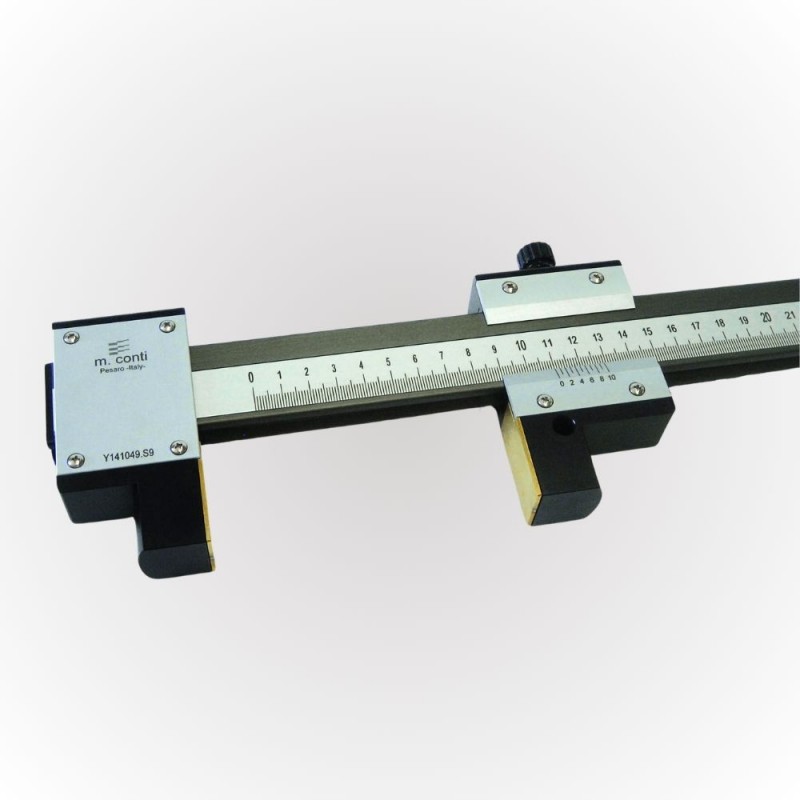 gauge for inside/outside measuring with steel plates