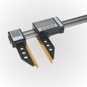 gauge with nonius for linear-inside/outside measurements, steel jaws