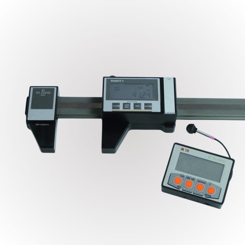 gauge with wireless connection for linear measurements