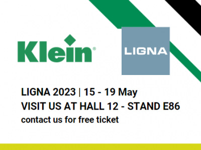 Klein partecipa alla fiera LIGNA dal 15 al 19 maggio - Hannover