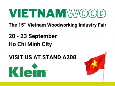 Klein partecipa alla fiera VietnamWood dal 20 al 23 settembre – Ho Chi Minh City
